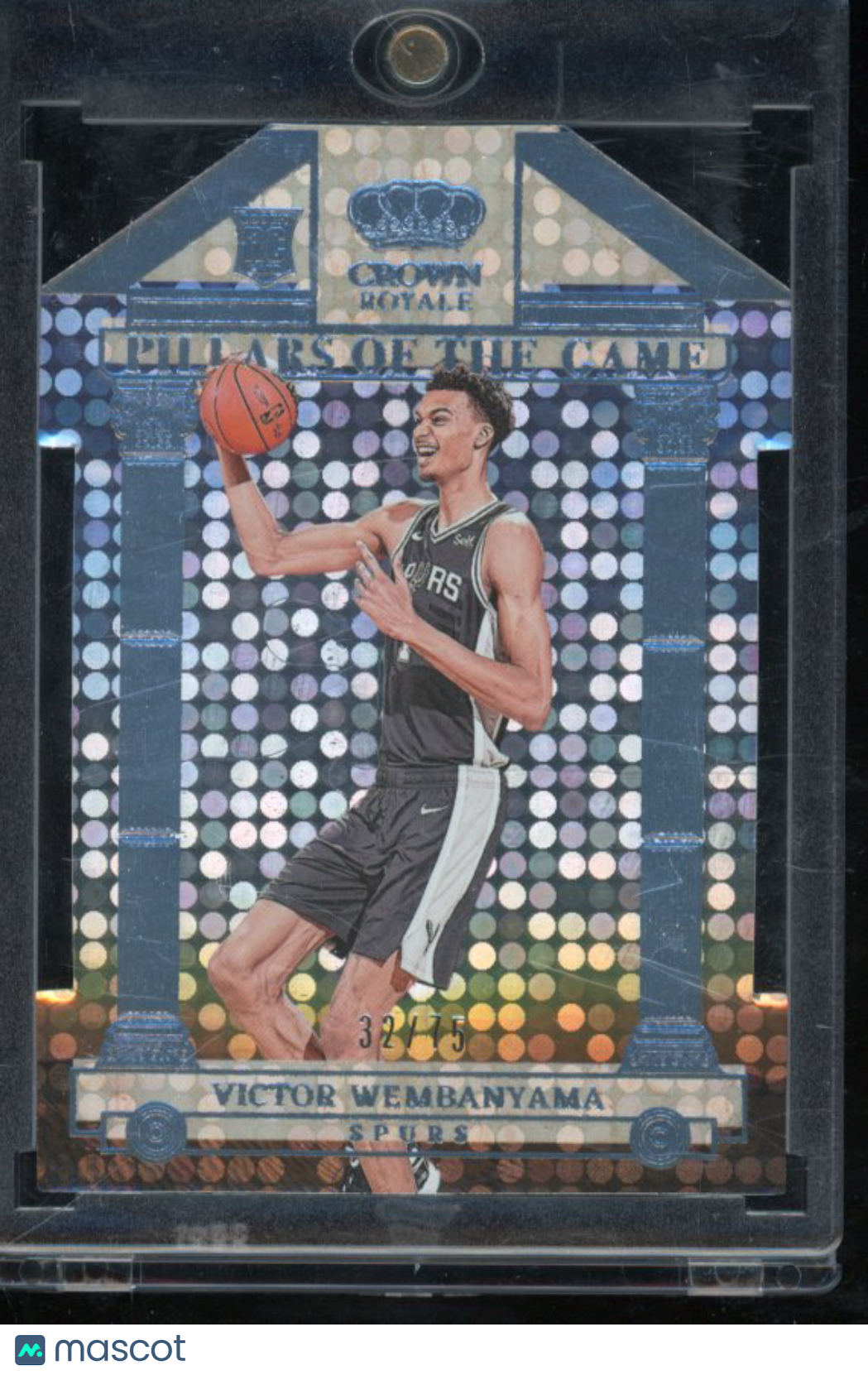 2023-24 Crown Royale Victor Wembanyama Pillars Of The Game Rookie /75