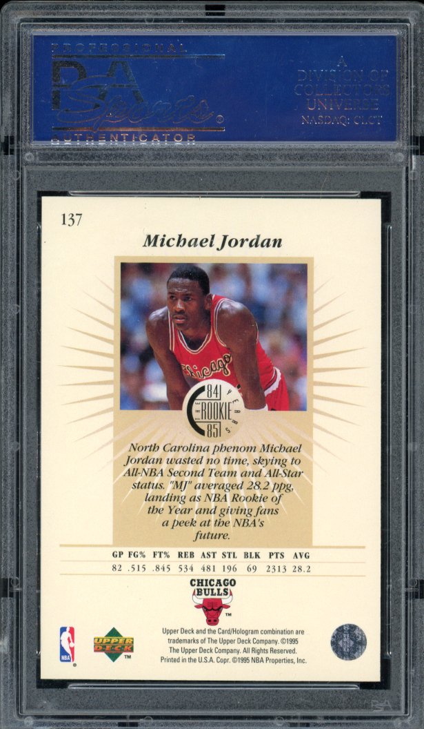 1995-96 Upper Deck Michael Jordan #137 PSA 10
