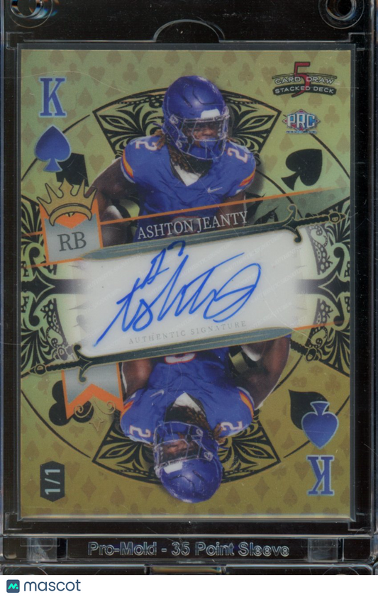 2024 Wild Card Ashton Jeanty Rookie Auto 1/1