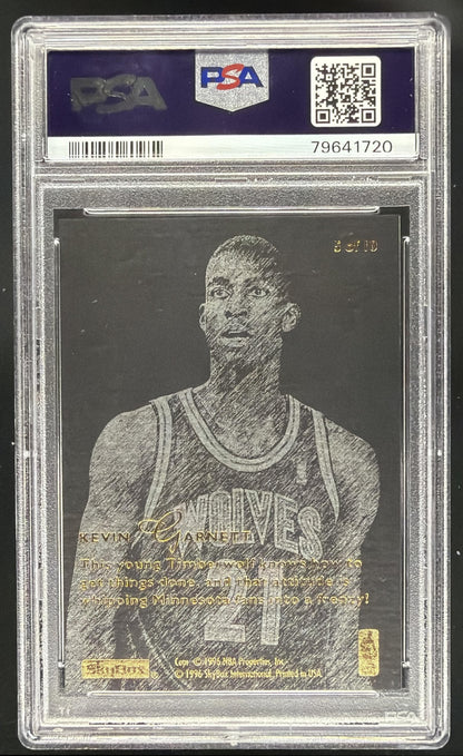 1995 Skybox E-XL Kevin Garnett #5 Natural Born Thrillers RC PSA 10