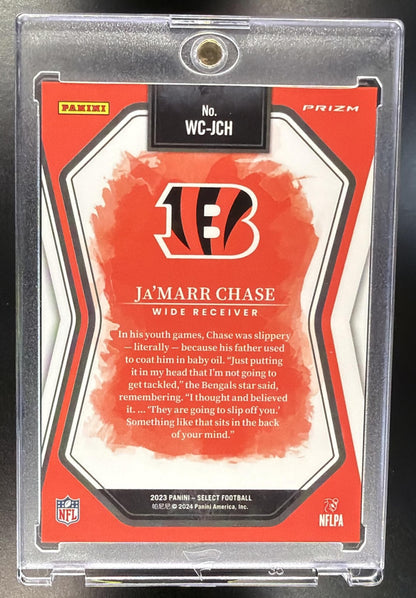 2023 Panini Select Ja'Marr Chase #WC-JCH Watercolors