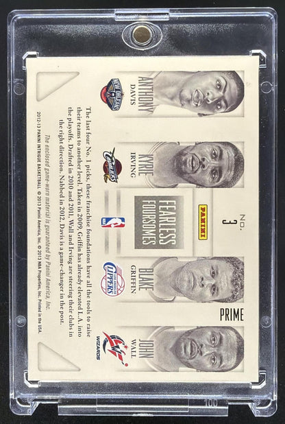 2012-13 Panini Intrigue Davis Irving Griffin Wall Quad Patches /10