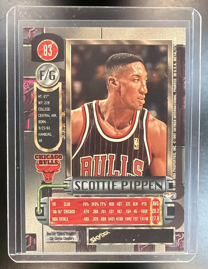 1997-98 Skybox Metal Universe Scottie Pippen #83 Bulls