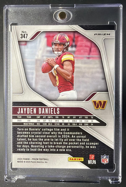 2024 Panini Prizm Jayden Daniels #347 Silver RC