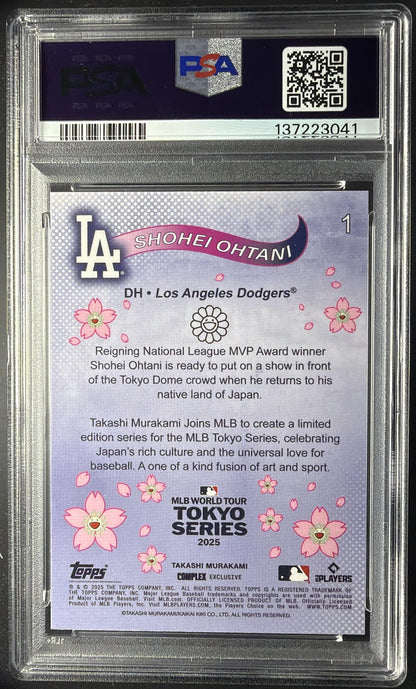2025 Topps Murakami Collection Shohei Ohtani Tokyo Series #1 PSA 10