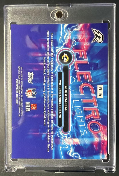2025 Topps Resurgence Puka Nacua #EL-19 Electro Lights