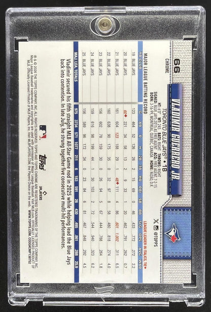 2026 Topps Chrome Vladimir Guerrero Jr. #66 Image Variation Gold Refractor 14/50