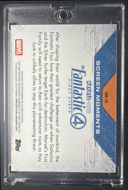 2026 Topps Marvel Finest The Fantastic Four 65th Ann. Science #SM-16 Screen Moments Black Refractor /10