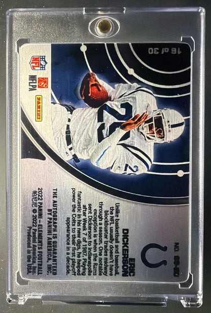 2022 Panini Elements Eric Dickerson #ROH-EDI Metal Auto /30