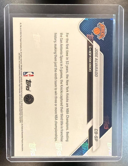 2026 Topps Now Jose Alvarado #C9-SP Image Variation