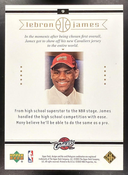 2003-04 Upper Deck LeBron James Box Set #9 RC Iconic