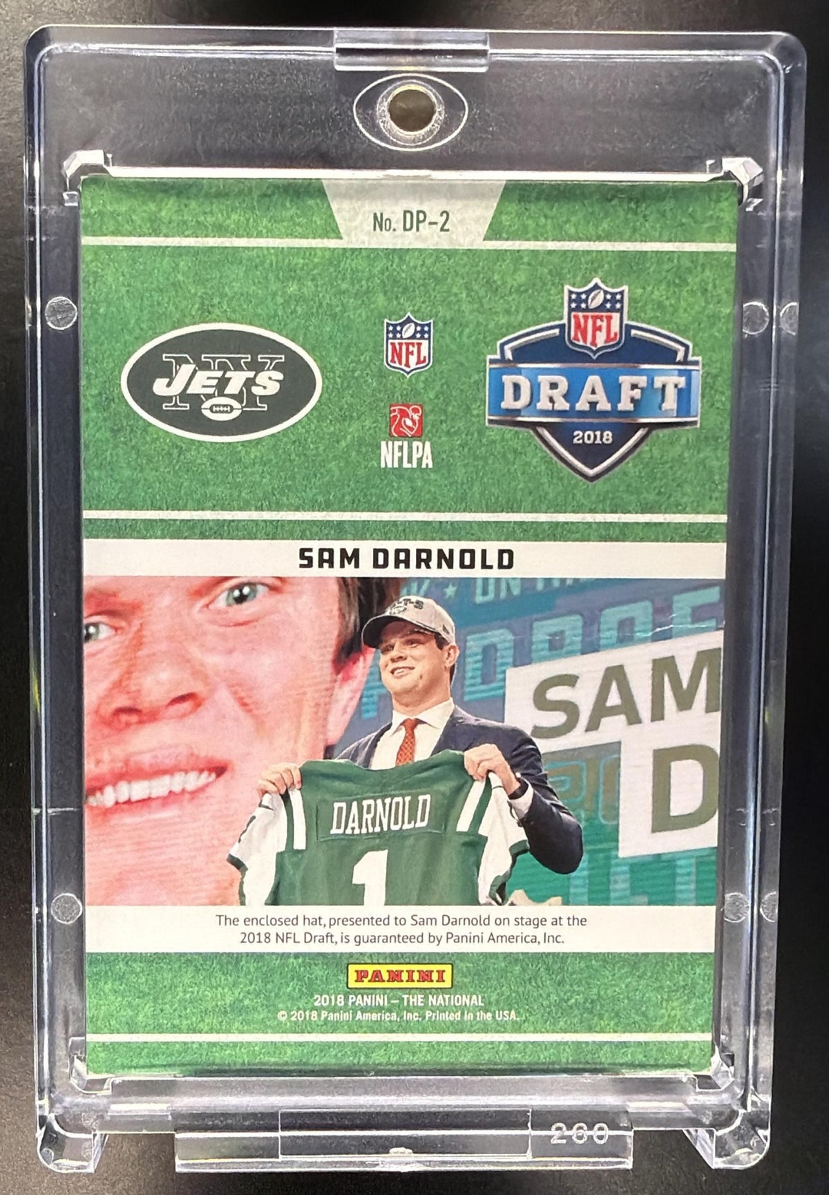 2018 Panini National Convention Sam Darnold #DP-2 The Future is Now /10 Patch