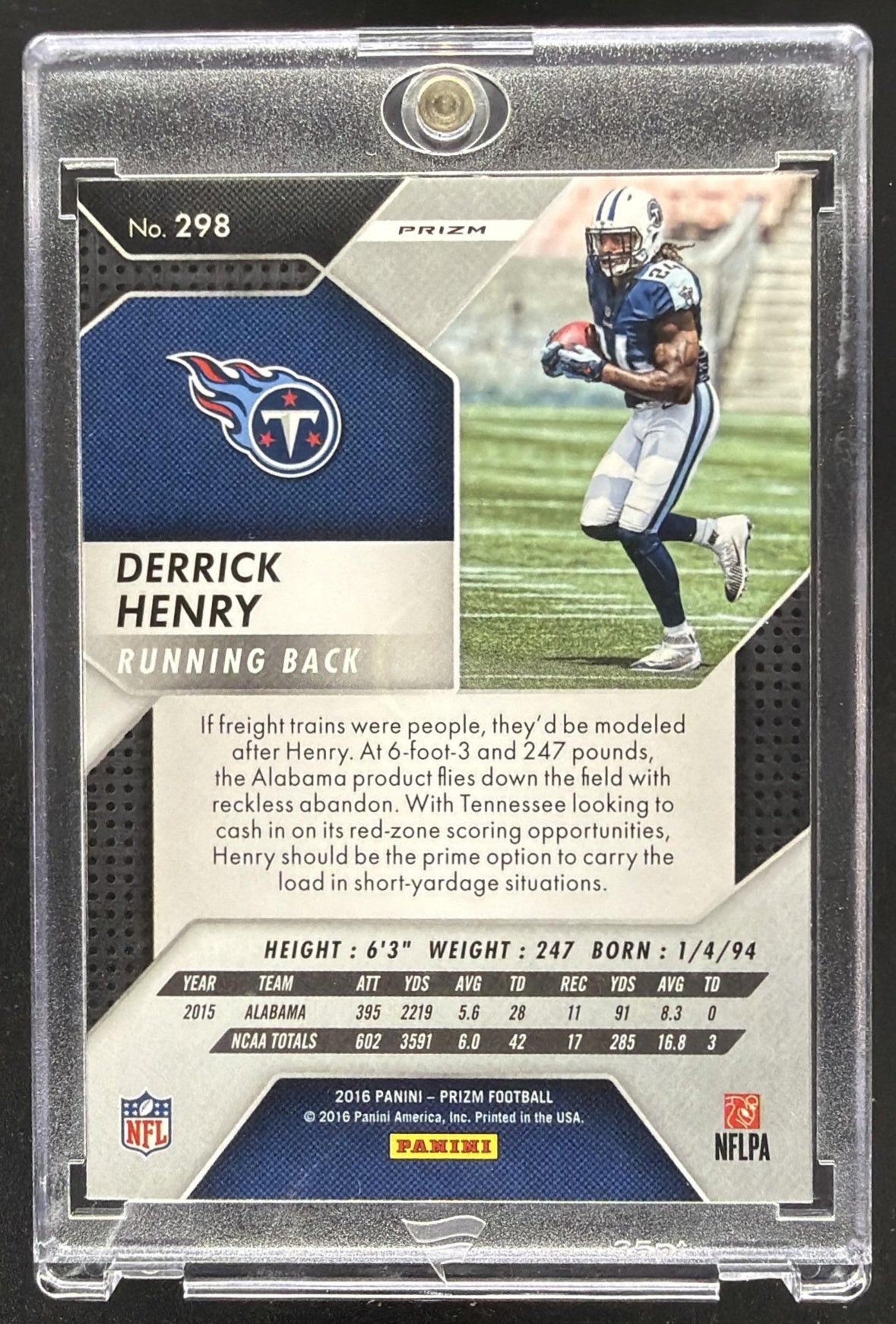 2016 Panini Prizm Derrick Henry #298 RC