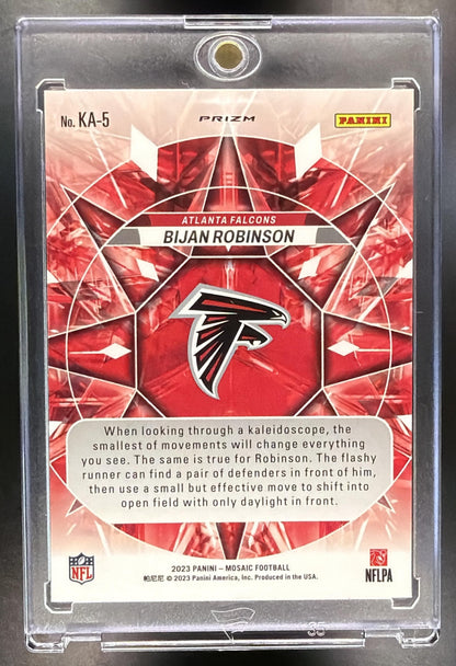 2023 Panini Mosaic Bijan Robinson #KA-5 Kaleidoscopic RC