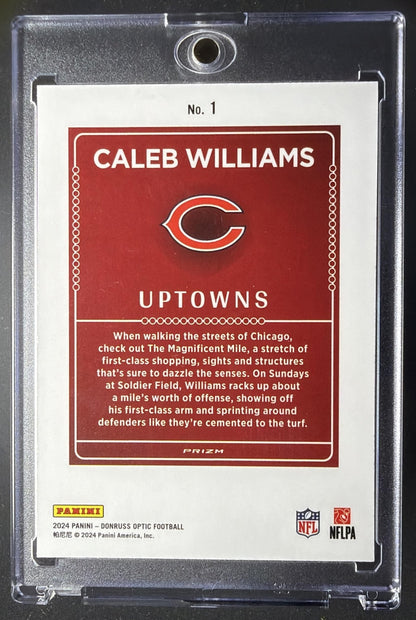 2024 Panini Donruss Optic Caleb Williams #1 Uptown RC SSP