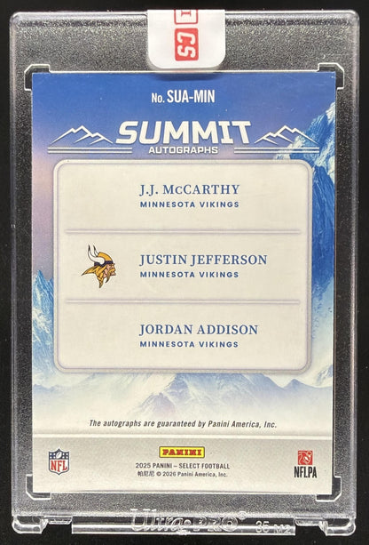 2025 Select Summit Mccarthy Jefferson Addison Triple Auto /100