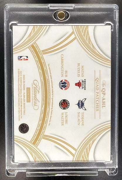 2024-25 Panini Flawless Matas Tidjane Ja'Kobe Bub Quad Patch RC /25