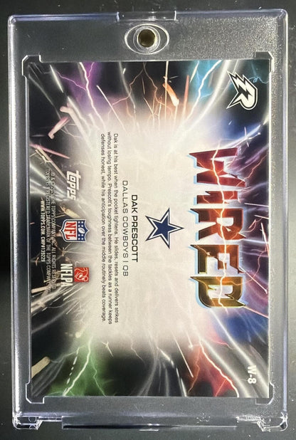 2025 Topps Resurgence Dak Prescott #W-8 Wired