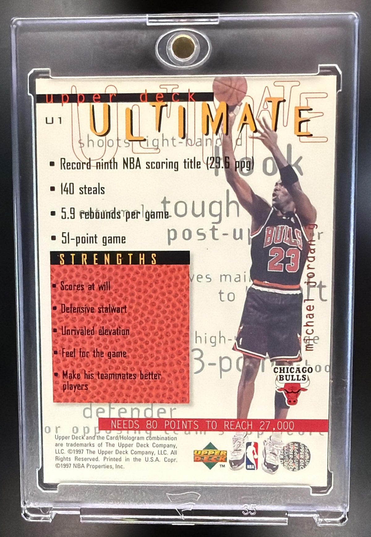 1997-98 Upper Deck Michael Jordan #U1 Ultimate