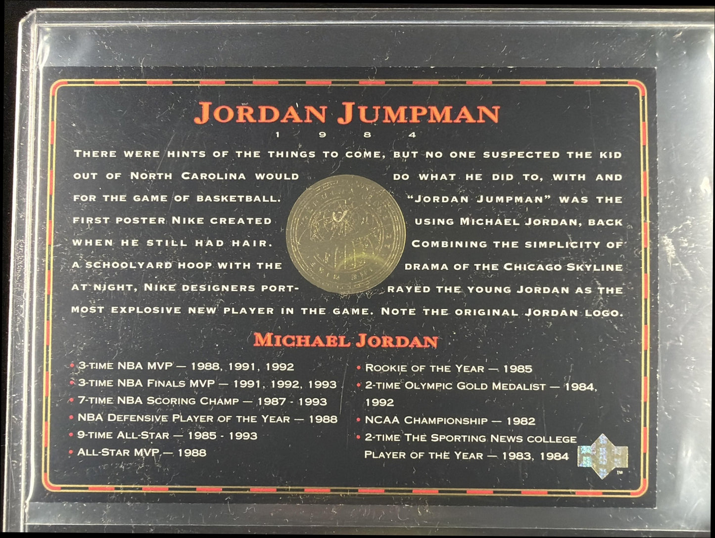 1994 Upper Deck Michael Jordan Nike Air Jordan RP