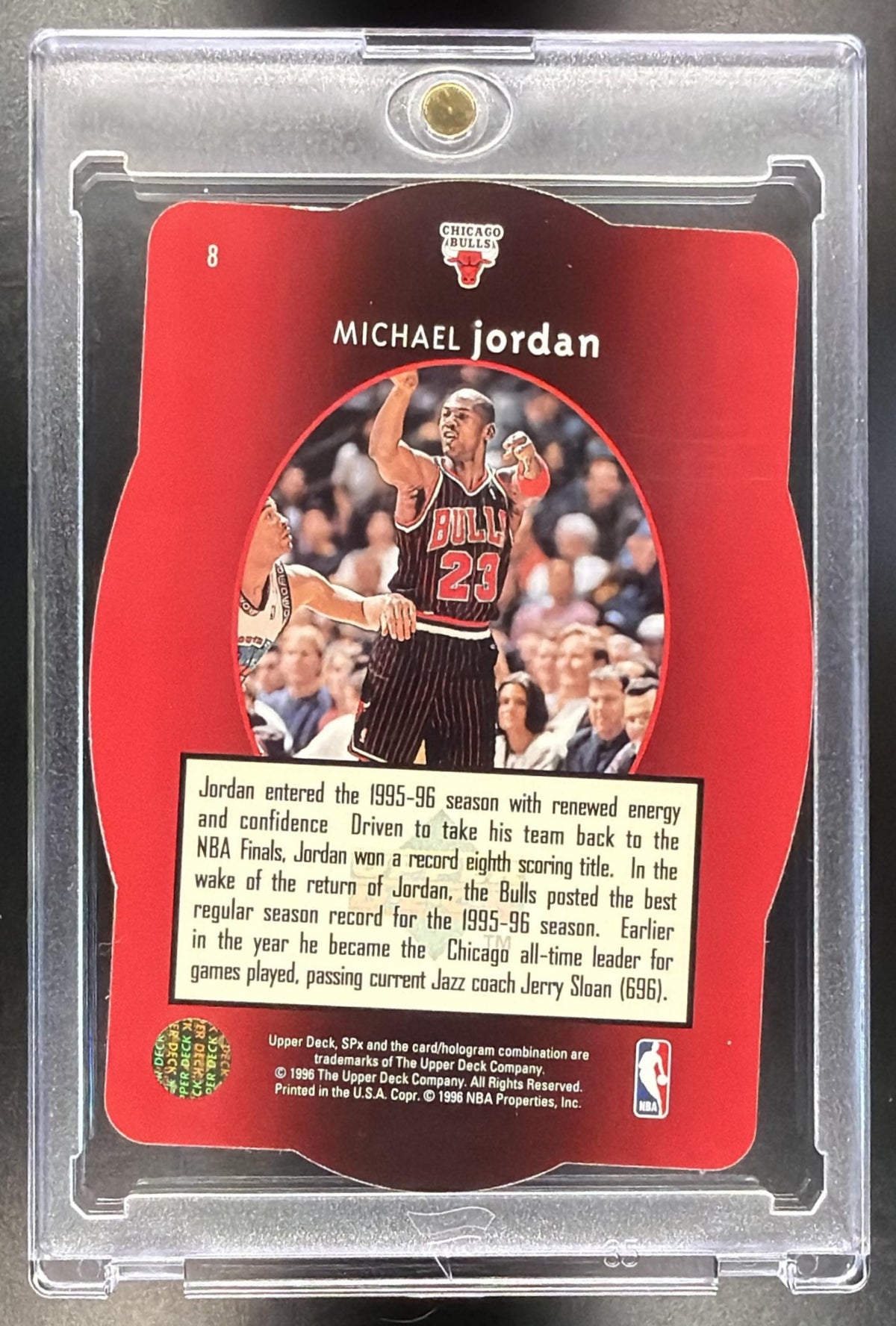 1996-97 SPx Michael Jordan #8 Die Cut