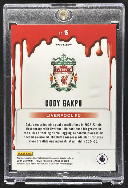 2024-25 Panini Prizm Premier League Cody Gakpo #15 Sublime
