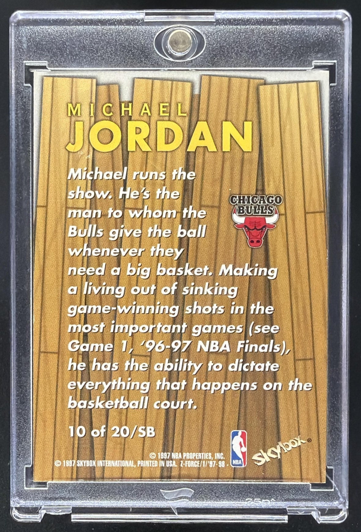 1997-98 Skybox Metal Universe Championship Michael Jordan #23