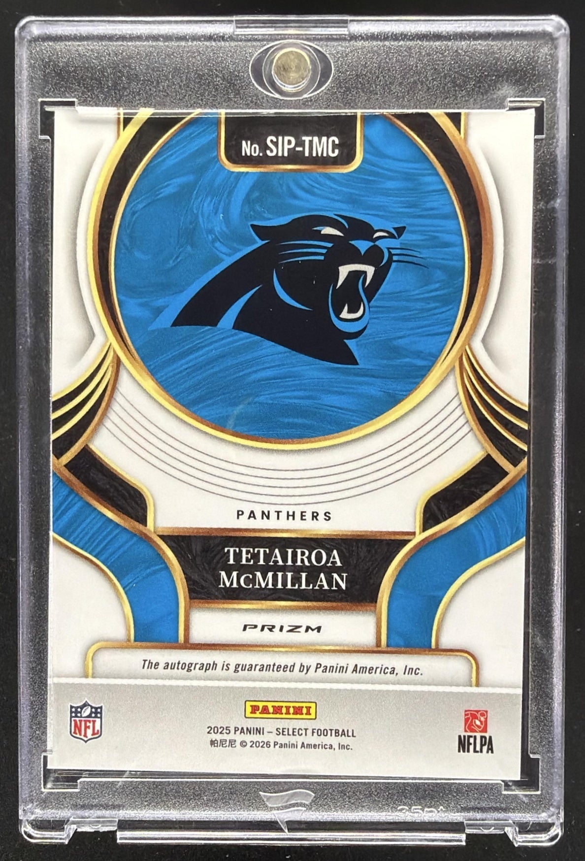 2024 Panini Select Tetairoa McMillan #523 2025 Auto