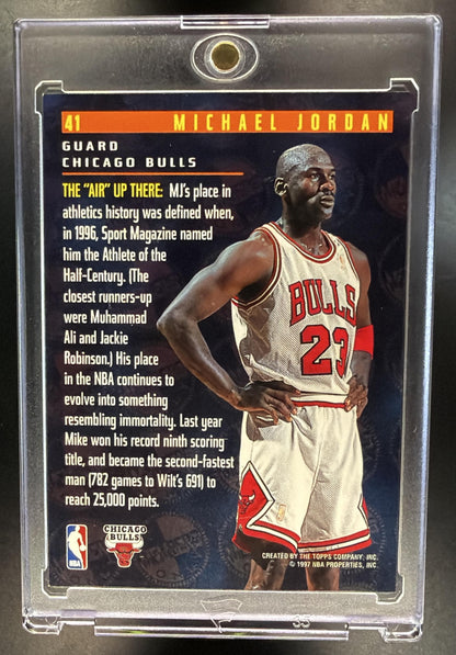 1996-97 Topps Stadium Club Members Only 55 Michael Jordan #41