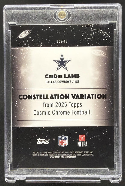 2025 Topps Cosmic Chrome CeeDee Lamb #BCV-16 Constellation Variation SP