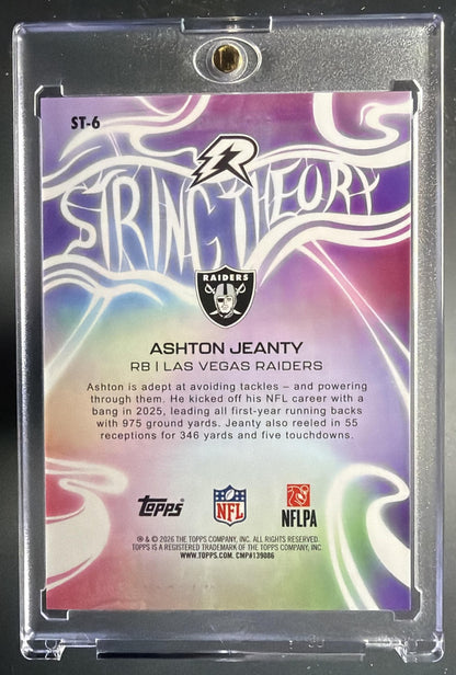 2025 Topps Resurgence Ashton Jeanty #ST-6 String Theory RC