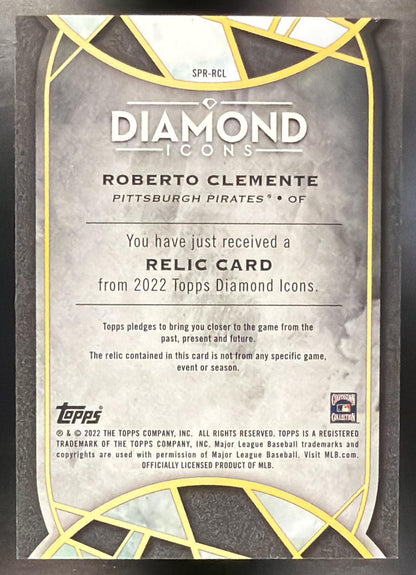 2022 Topps Diamond Icons Roberto Clemente #SPR-RCL Single-Player Relics 6/10 Relic