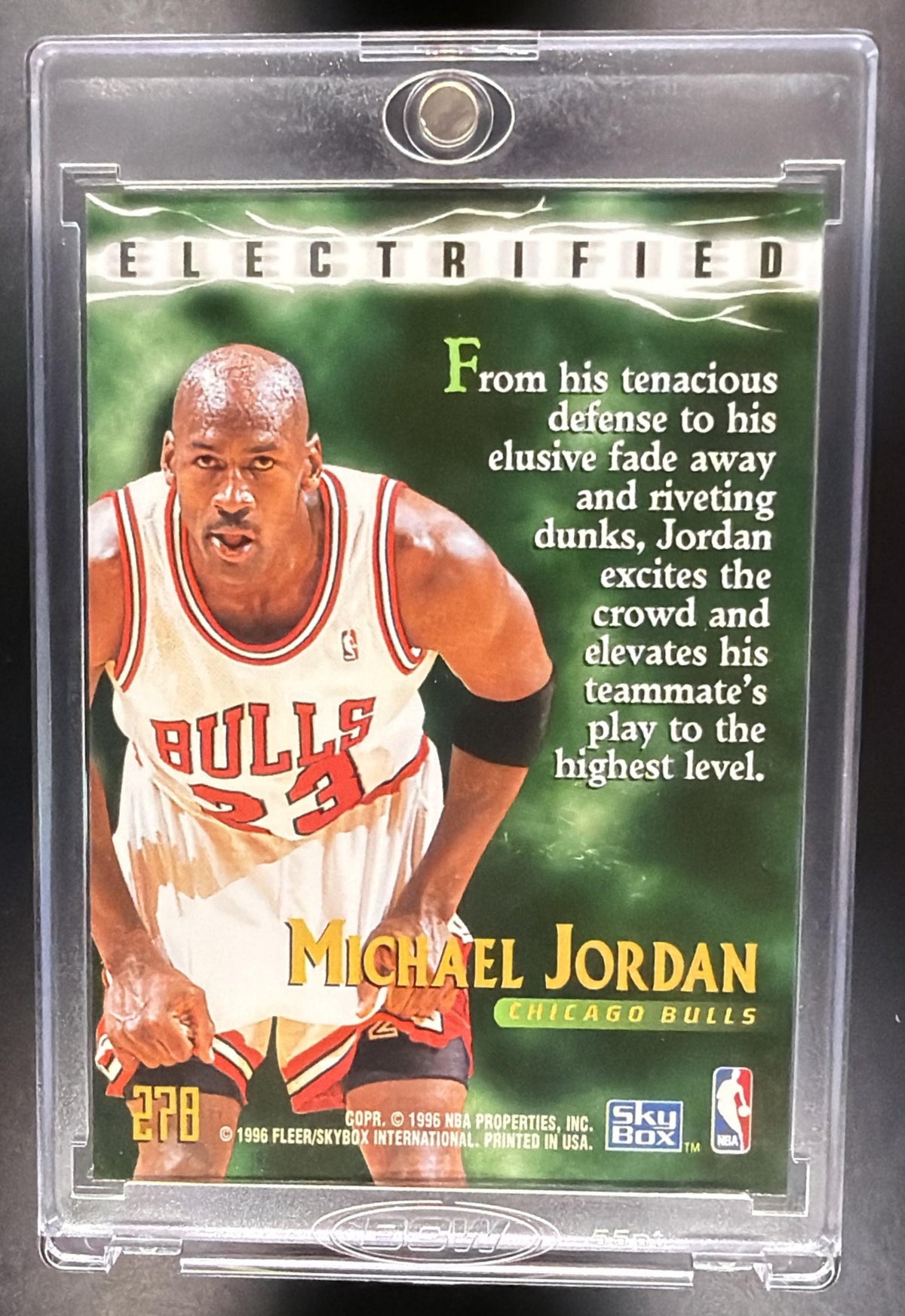 1995-96 Skybox Premium Michael Jordan #278 Electrified