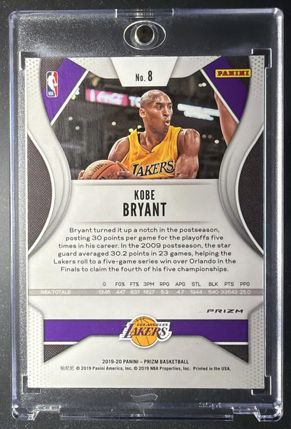 2019-20 Panini Prizm Kobe Bryant #8 Prizm Ruby Wave