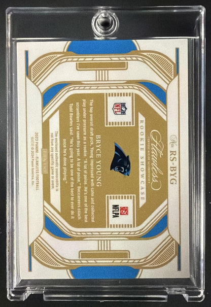 2023 Flawless Bryce Young Quad Rookie Patch 1/25
