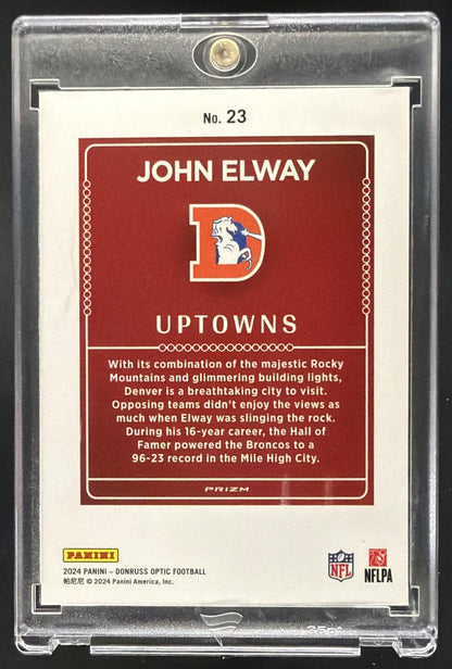2024 Panini Donruss Optic John Elway #23 Uptowns SSP