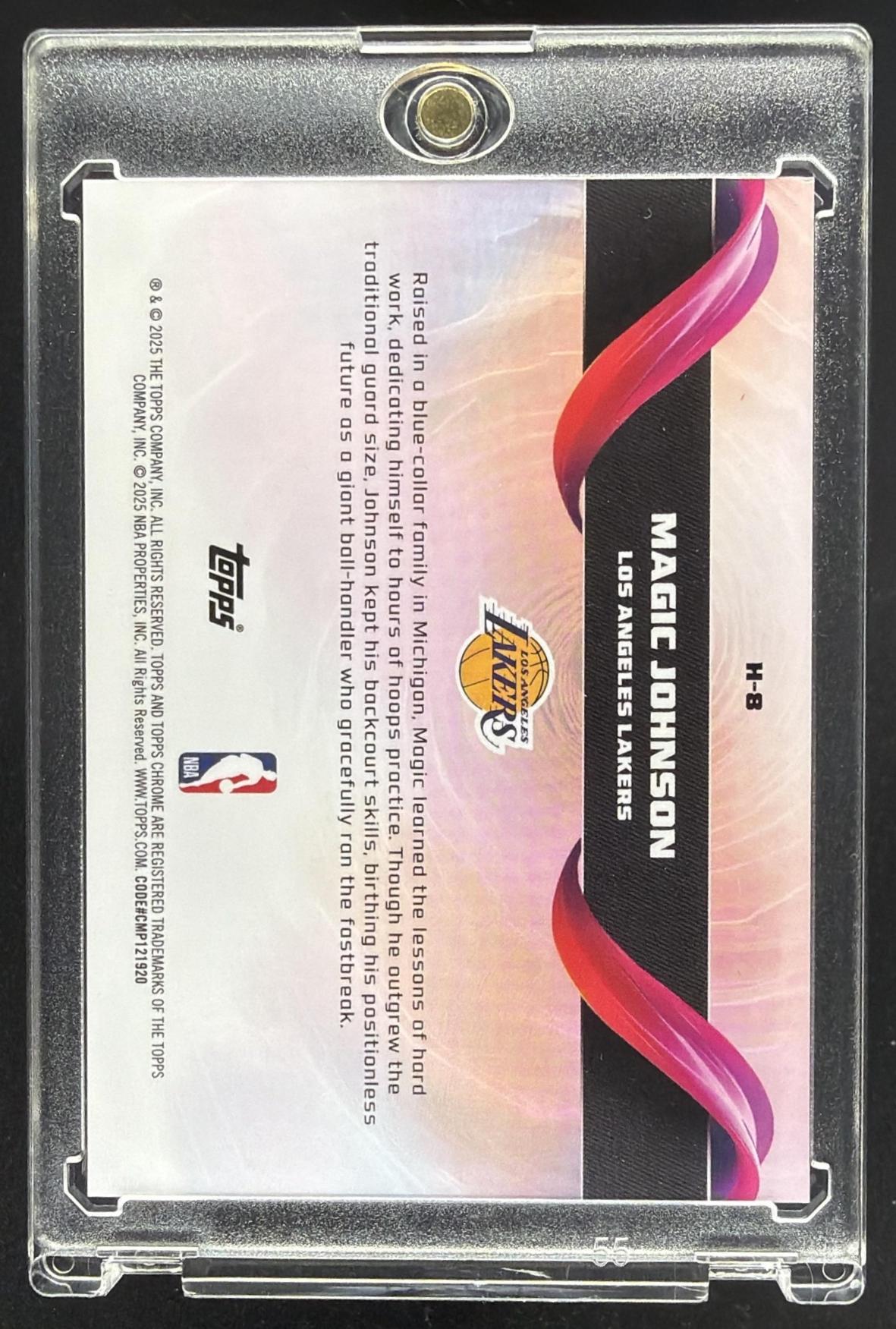 2025-26 Topps Chrome #H-8 Magic Johnson Helix