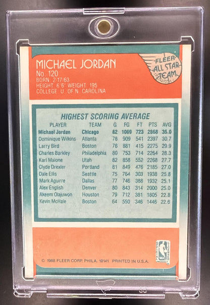 1988-89 Fleer Michael Jordan #120 3rd Year