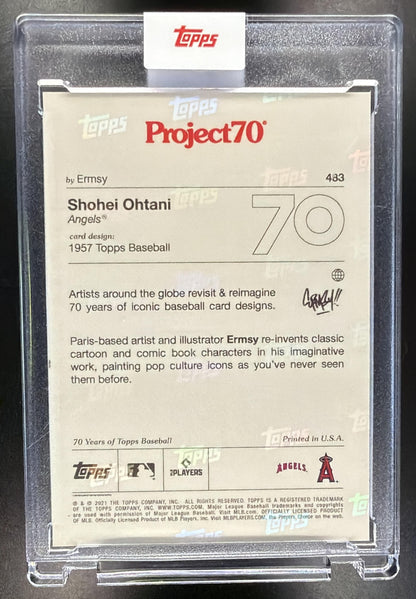 2021 Topps Project70 Shohei Ohtani #483 Super Ohtani Angels
