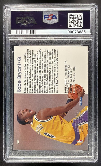 1996-97 Hoops Kobe Bryant #281 RC PSA 8