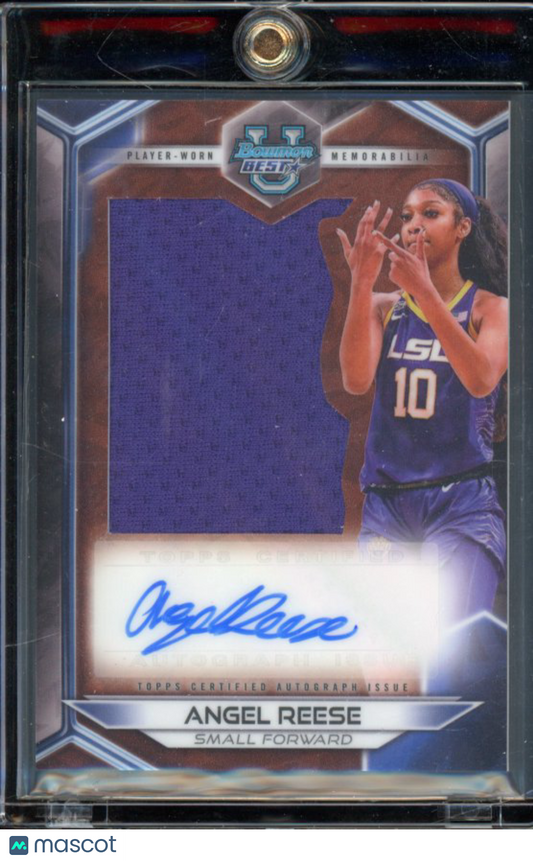 2024 Bowman U Best Angel Reese Patch Auto
