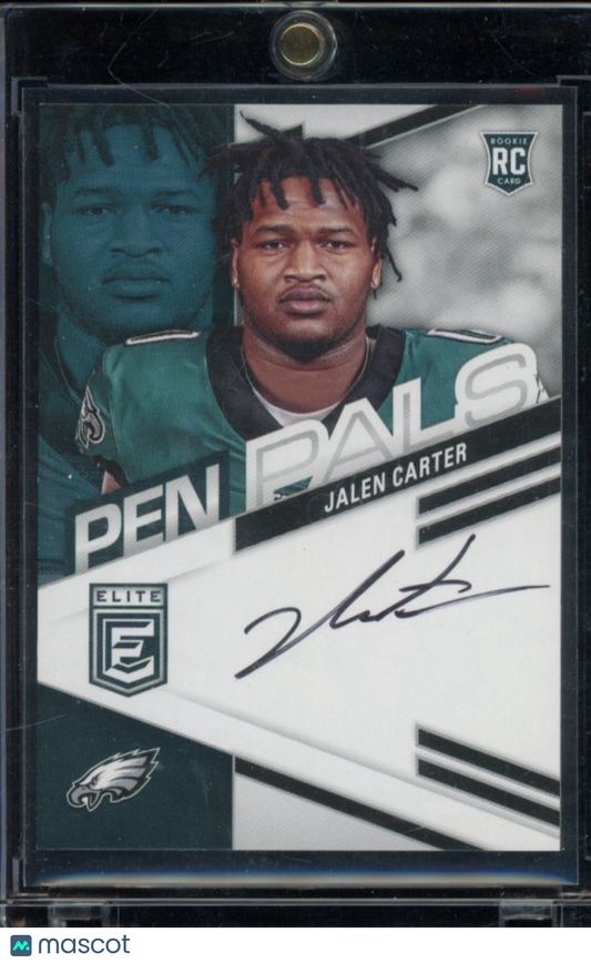 2023 Elite Jalen Carter Pen Pals Rookie Auto