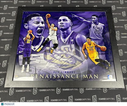 Ben Simmons Signed 16x20 Photo LSU UDA COA