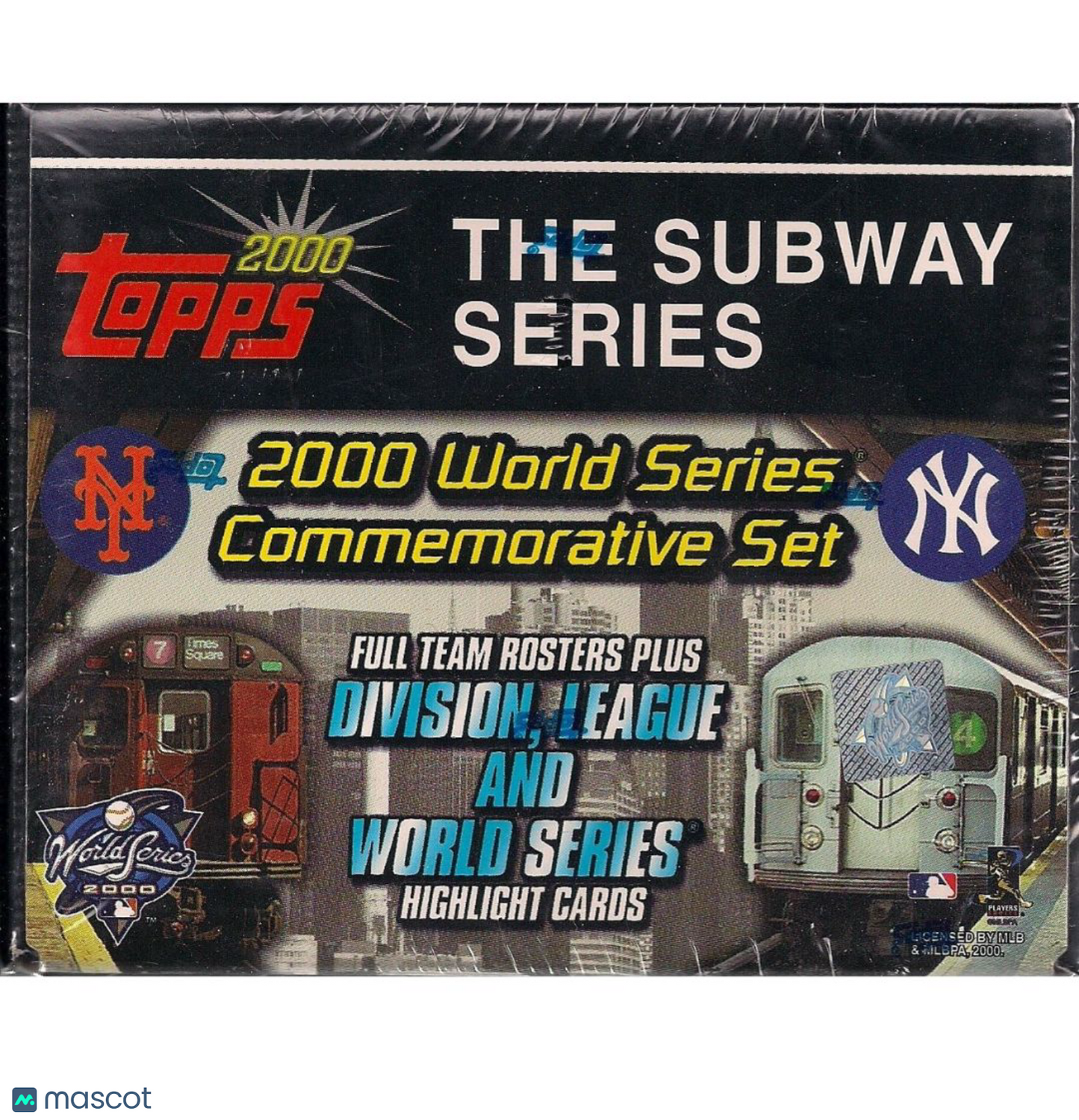 2000 Topps Baseball Subway Series Box