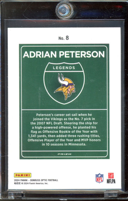 2024 Optic Adrian Peterson Downtown Case Hit
