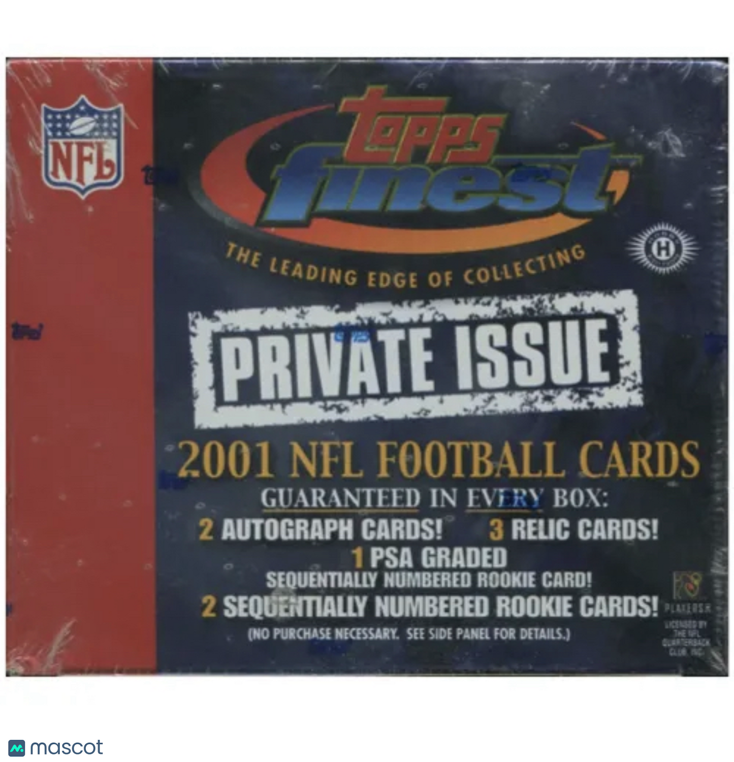 2001 Topps Finest Private Issue Football Hobby Box