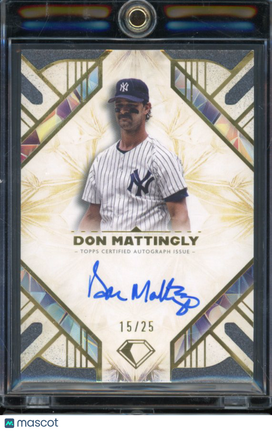 2025 Diamond Icons Don Mattingly Auto /25