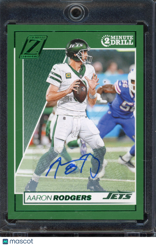 2024 Zenith Aaron Rodgers 2 Minute Drill Auto