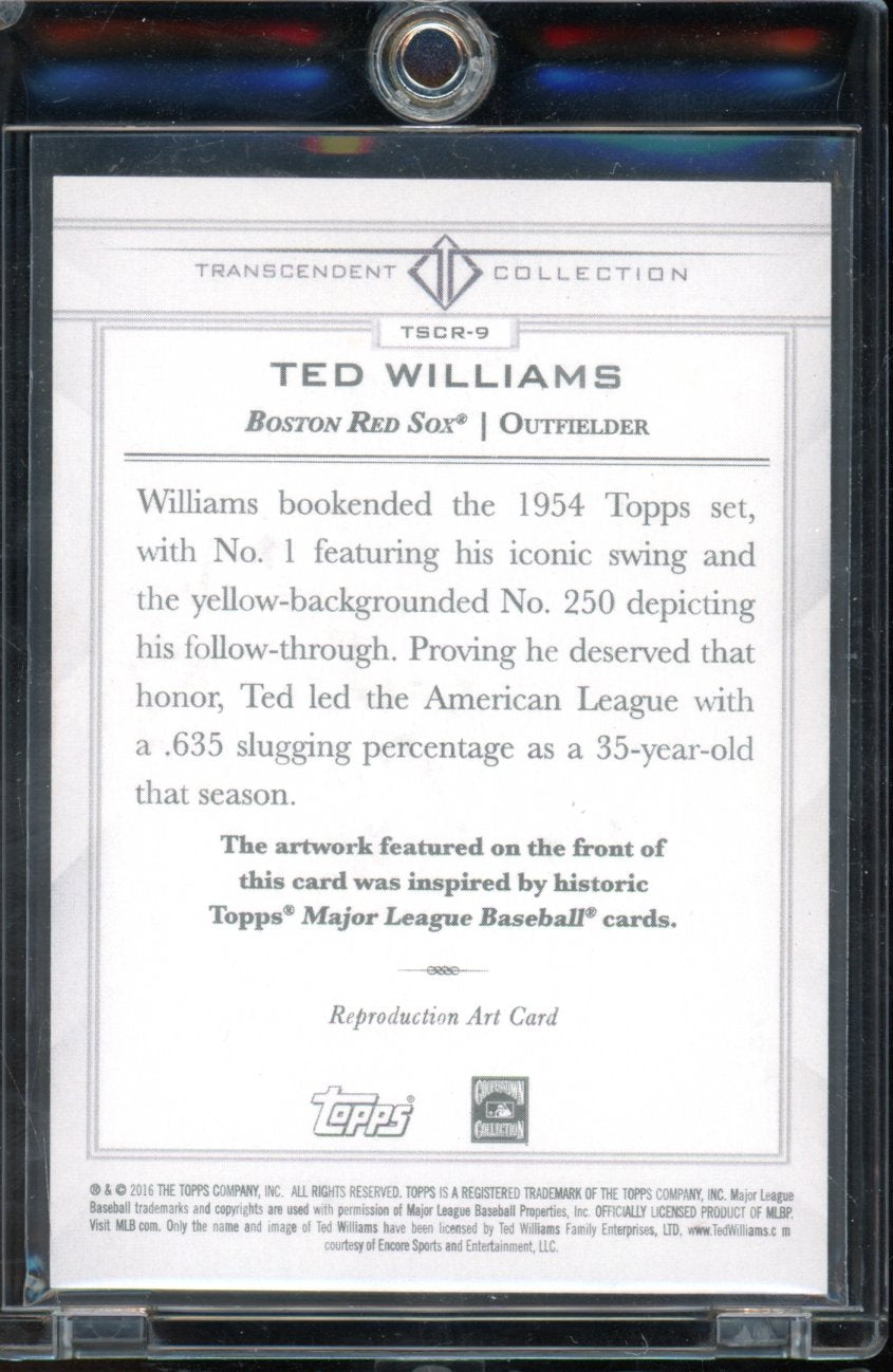 2016 Transcendent Ted Williams Sketch 6/65