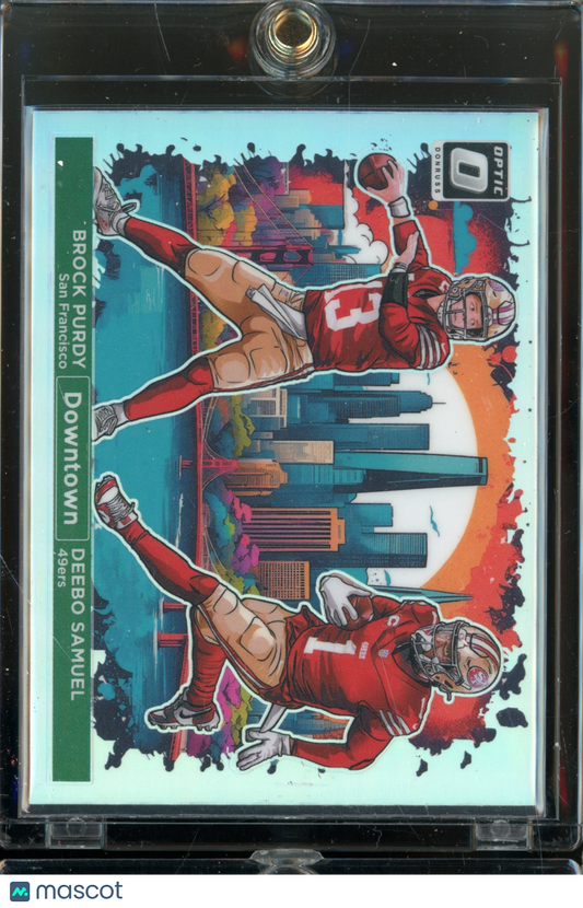 2024 Donruss Optic Brock Purdy Deebo Samuel Dual Downtown
